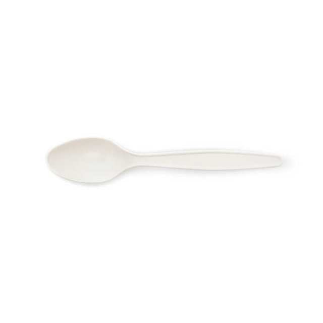 Individually packaged disposable corn starch biodegradable tableware spoon Eco-friendly spoon