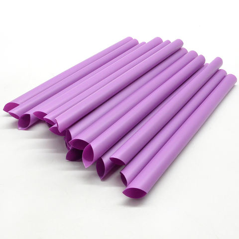 Biopoly 100% Biodegradable Compostable Plastic Pla Red Straight Straws Food Grade