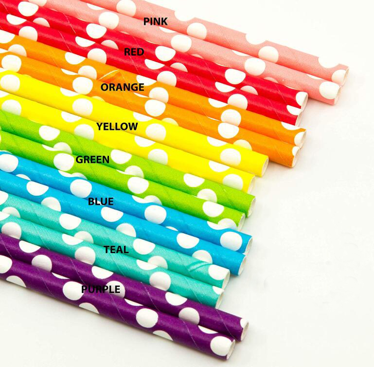 Paper Straw Eco-Friendly Drinking Straws Perfect for Wedding Birthday Party