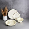  compostable Bagasse China Manufacturer's Cheap Disposable Wedding Dish round plate