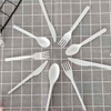 Customizable Renewable CPLA Compostable Disposable Cutlery Set Biodegradable Onboard Catering Plastic Plates & Bowls