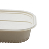 Biodegradable Cornstarch Meal BoxTakeout Food Box Three Compartment Box