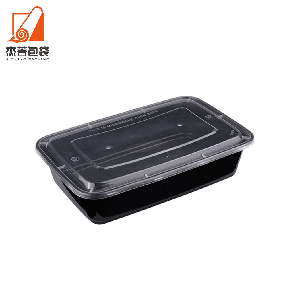 1500ml Disposable Plastic Box Meal Prep Containers with Lids for Lunch and Food Storage