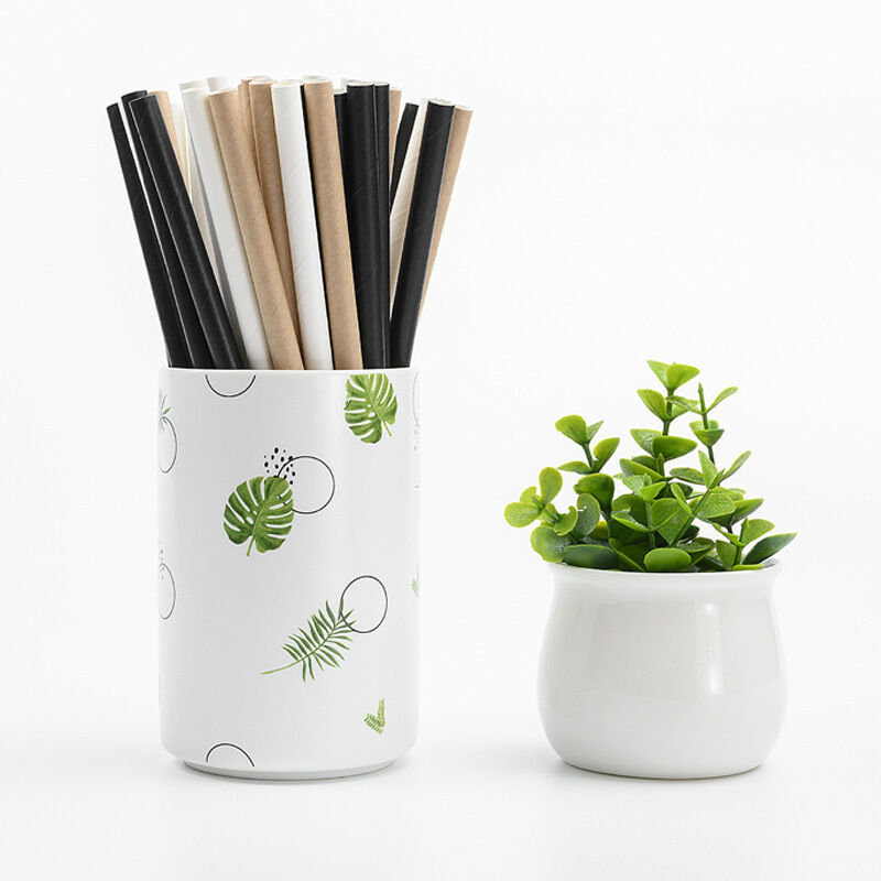 Strength factory Paper straw Creative custom colored disposable drink paper straws