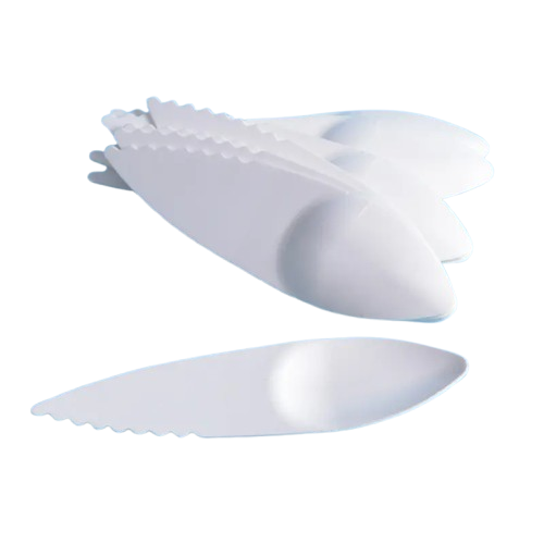 Biodegradable Sugarcane Bagasse Paper Disposable Mini Cutlery Fiber Pulp Fork Knife Spoon