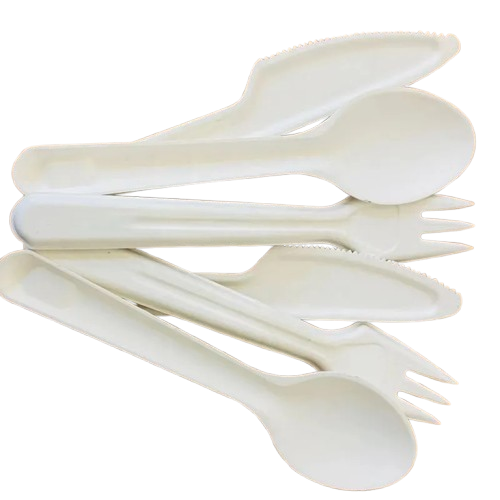 100% Biodegradable Compostable Sugarcane Bagasse Fiber Plant Paper Pulp Fork Knife Spoon Cutlery