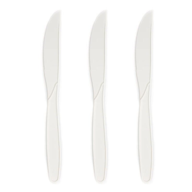 Factory Plant Based Plastic Eco Friendly Cornstarch Cutlery Biodegradable Compostable Knife