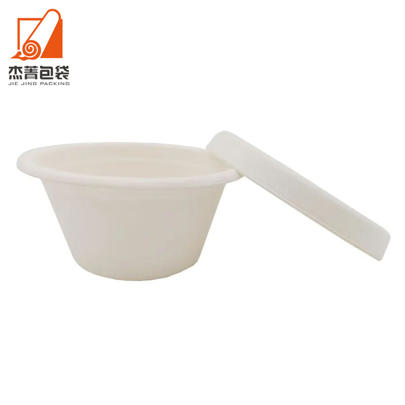 Wholesale Biodegradable Disposable 2oz Sugarcane Bagasse Disposable Small Sauce Cup