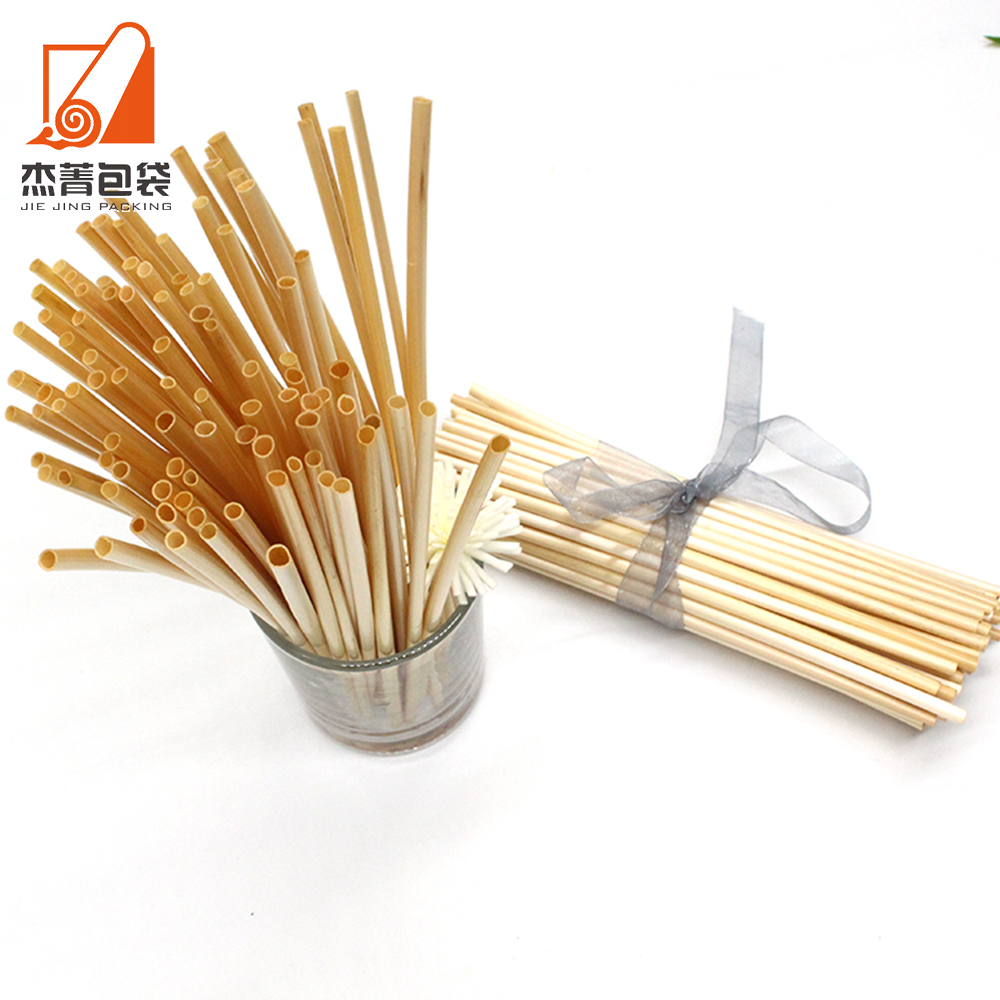 Factory sale Customized straw drinking eco friendly wheat straws with design