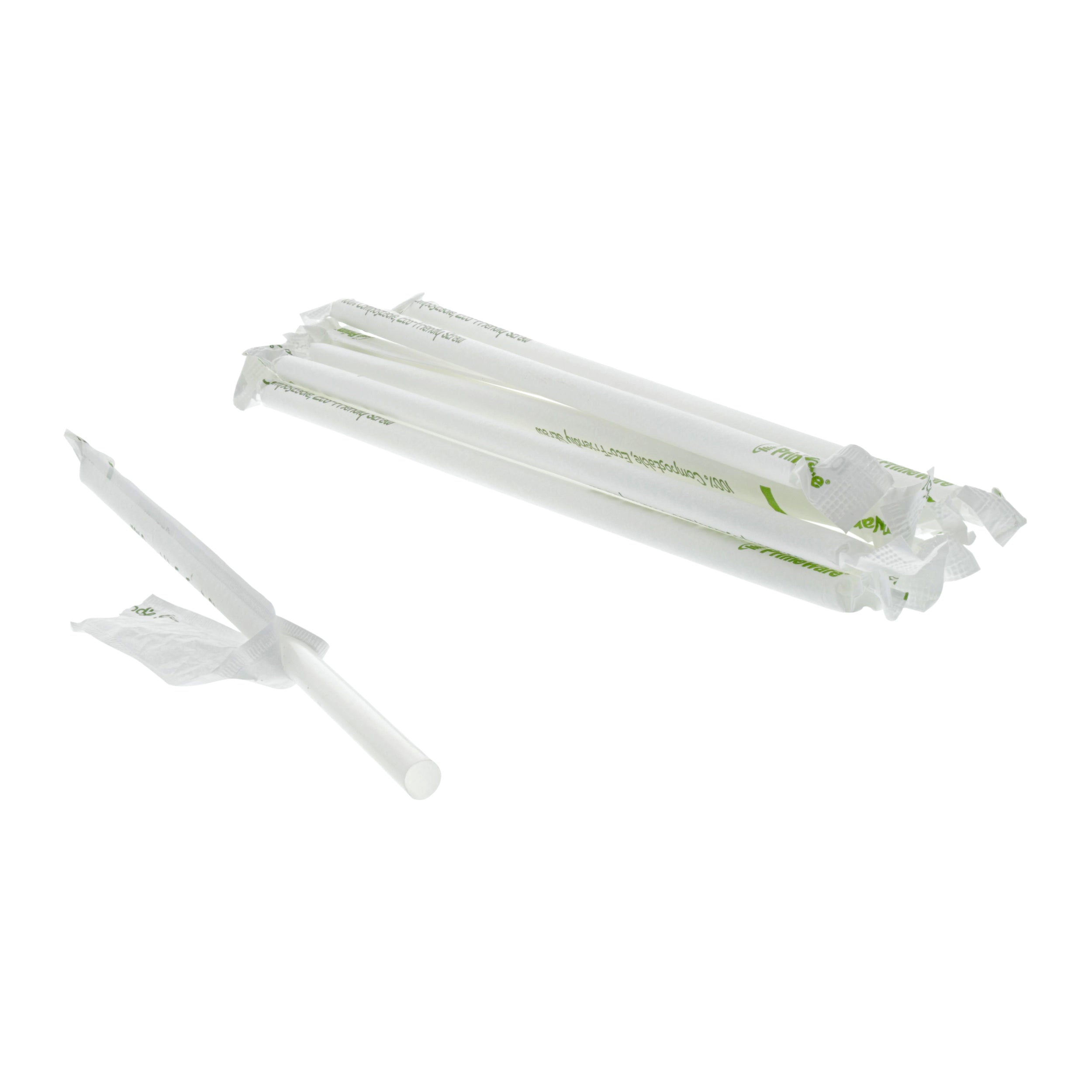 Hot Drinking Straw Environmentally Friendly Biodegradable Pla Straw Disposable Straw 6mm Diameter 190mm Length for Bar Party
