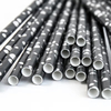 Wholesale Eco-Friendly Disposable Striped Paper Bamboo PLA Straws Biodegradable Bar & Wedding Party Supplies with Free Sample
