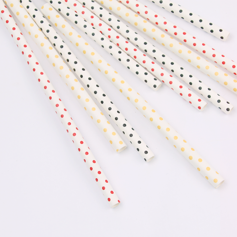 Factory price Custom 100% Biodegradable Straw High quality milk tea drinks Paper straw