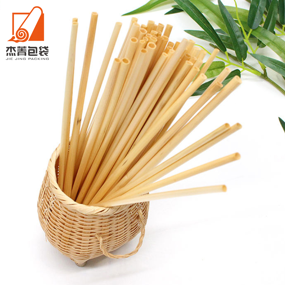 Customized straw drinking eco friendly wheat straws with design