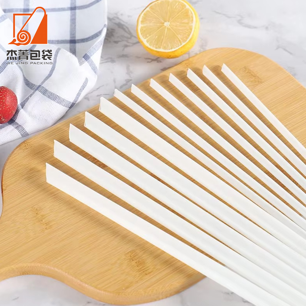 Single Packaging Custom Logo Biodegradable Disposable PLA Drinking Straw Food Grade PLA Straw