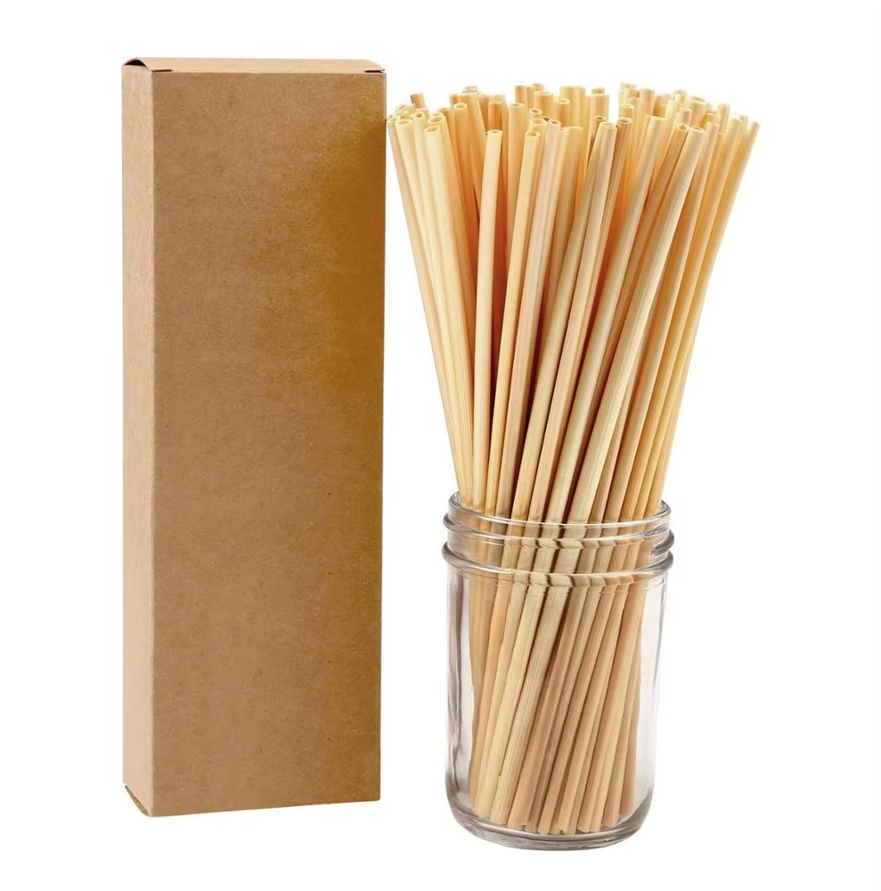 New arrival high quality hot selling premium eco-friendly nature wheat drinking straw set
