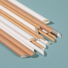 Degradable kraft paper straw independent packaging can be customized high temperature resistant disposable paper straw