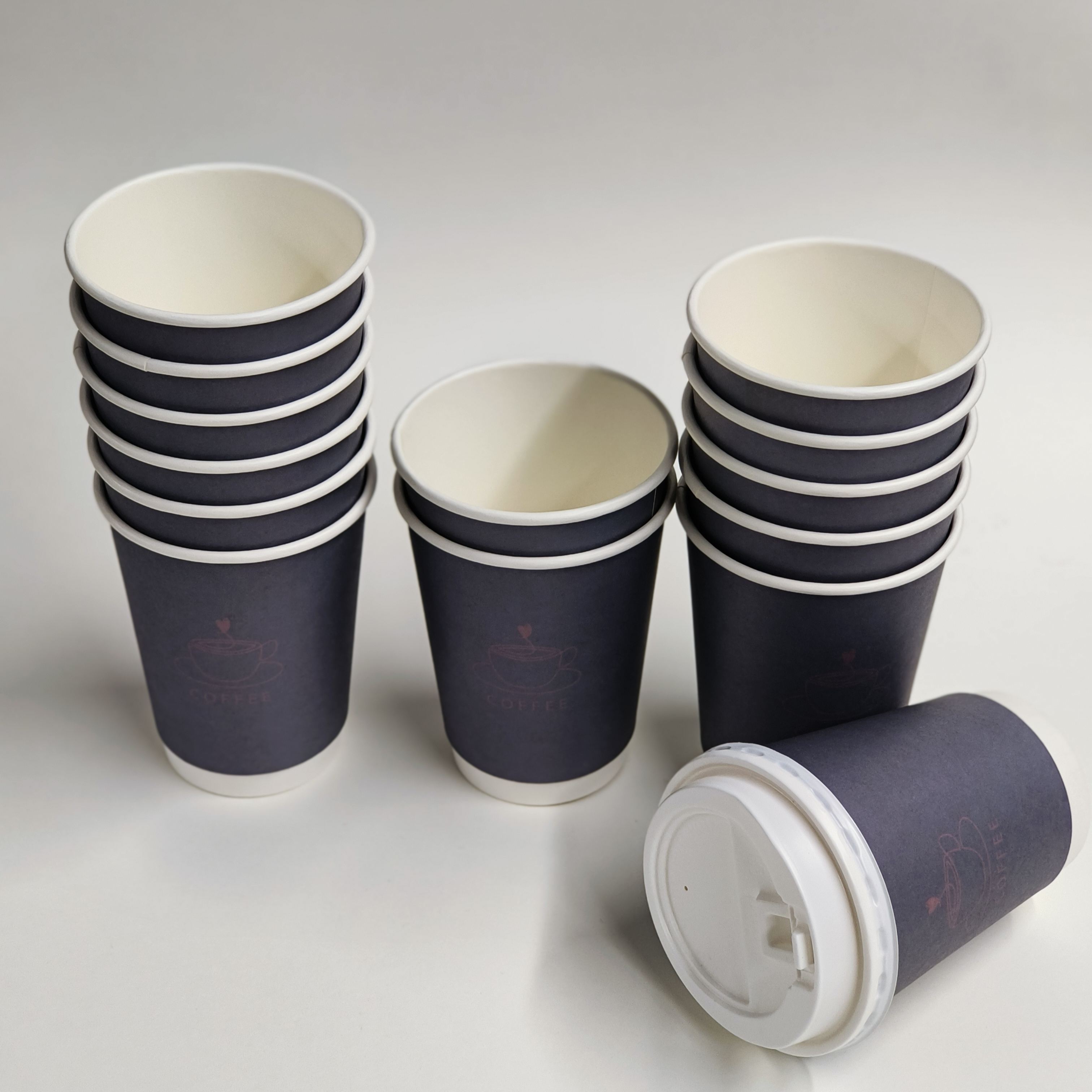 Biodegradable cup_double wall biodegradable coffee cup_disposable hot biodegradable paper cup