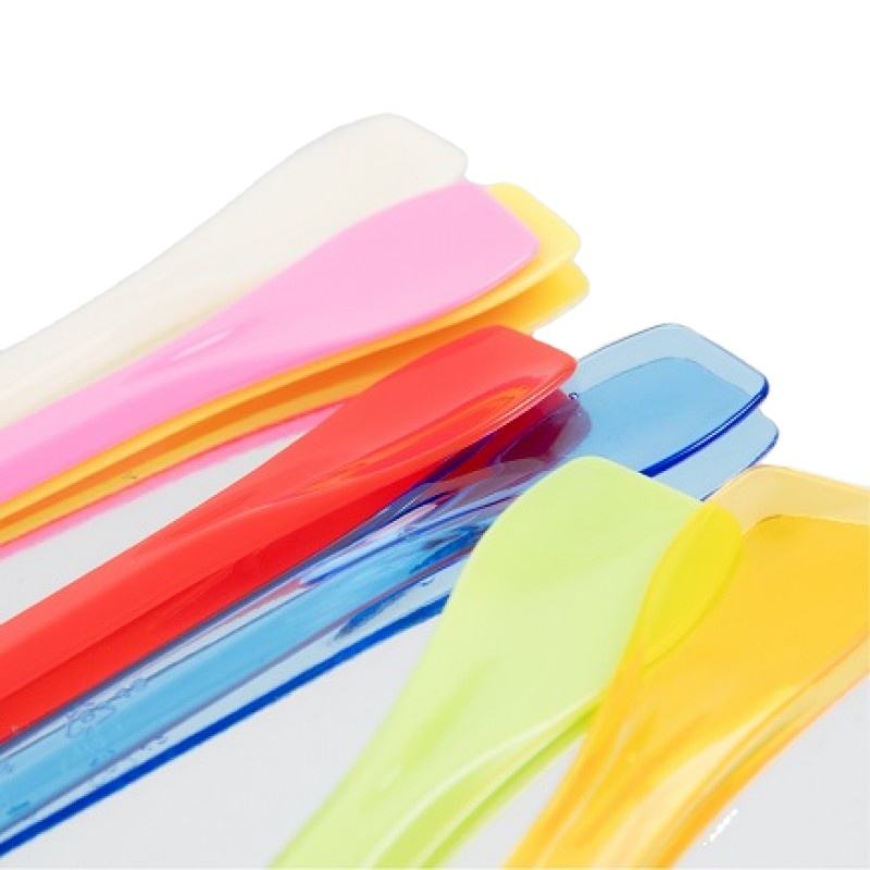 Disposable Gelato Spoon ice cream plastik sundae plastic taster spoons