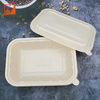 Environmentally friendly biodegradable box Heat-resistant cornstarch food container Lunch box Soup bowl takeout container Fast foo