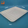 Factory price Disposable corn starch Biodegradable square tray, Biodegradable Disposable Starch Plate for fresh fruits