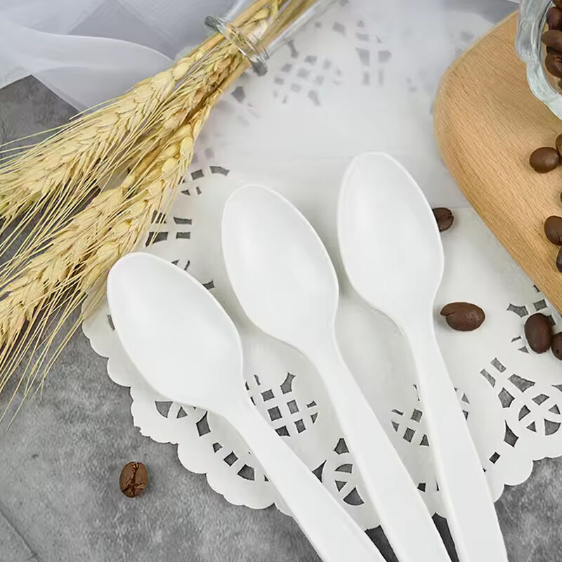 Customize Disposable Fork Spoon Knife Flatware Sets Cornstarch Knife Fork And Spoon Food Grade Cornstarch Cutlery