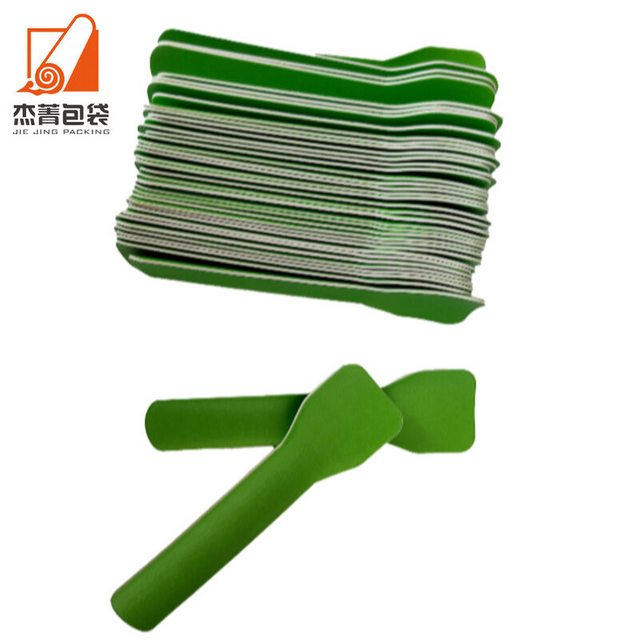 Supplier direct selling Ice cream paper spoons Eco-friendly disposable ice cream paper spoon