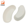 New novelty moon sugarcane bowls, disposable bagasse pulp crescent tray