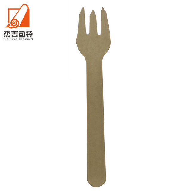 Hot selling cheapl disposable Baggasse cutlery set disposable Baggasse forks