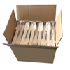 Ready To Ship Biodegradable Bulk Birch Wood Spoon / Forks / Knives Disposable Wooden Cutlery Set