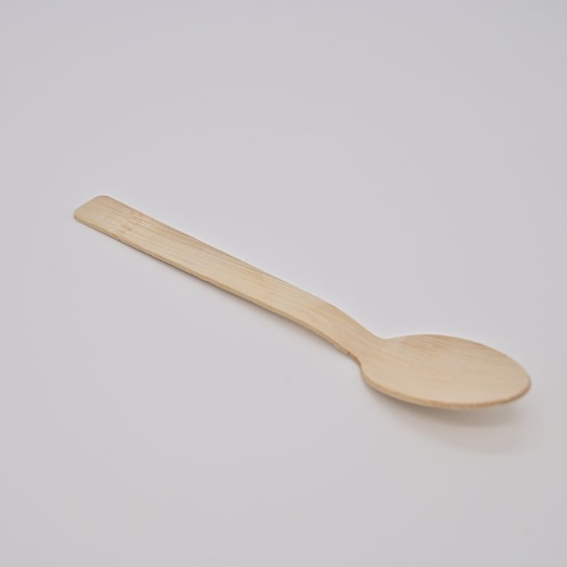 100% eco friendly 150mm disposable wooden bamboo knife spoon fork tableware set
