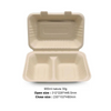 Degradable disposable corn starch environmental protection lunch box Food grade bowl household lunch box double take-out packaging