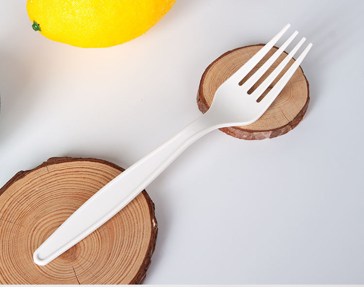 Hot Sell Corn Starch knife, fork and spoon Travel Portable Cutlery Set for Custom Color Logo Luxury Hotel Wedding