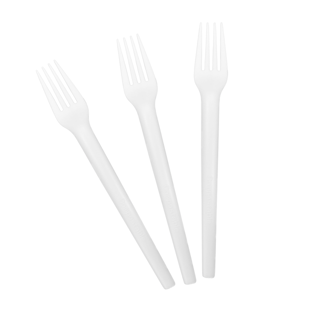 Recyclable Factory Price Eco-friendly PLA Cutlery Compostable Utensils Cornstarch Tableware