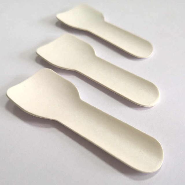 Eco Friendly New Ice Cream Spoon Yogurt and Dessert Mini Paper Spoon for Tea Cup and Sourcers