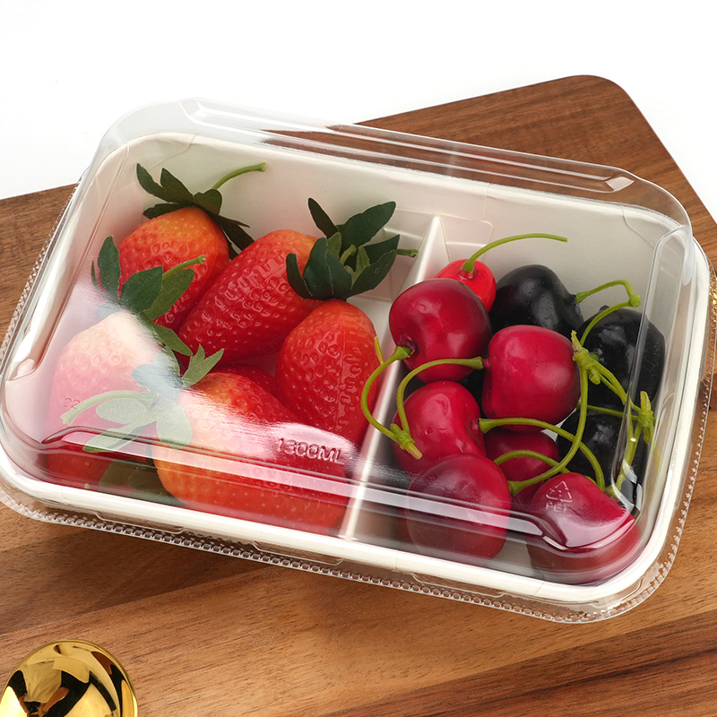 Factory custom logo size, food quality, paper biodegradable, party picnic food container