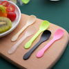 Klassisches Eiscreme-Dessert Biologisch abbaubarer Einweg-Plastik löffel Verdickte Säure Einmaliges Besteck Praktisches Camping
