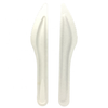 100% Bagasse Cutlery Compostable Knife Fork and Spoon Eco Cutlery Set Sugarcane Bagasse Paper Cutlery