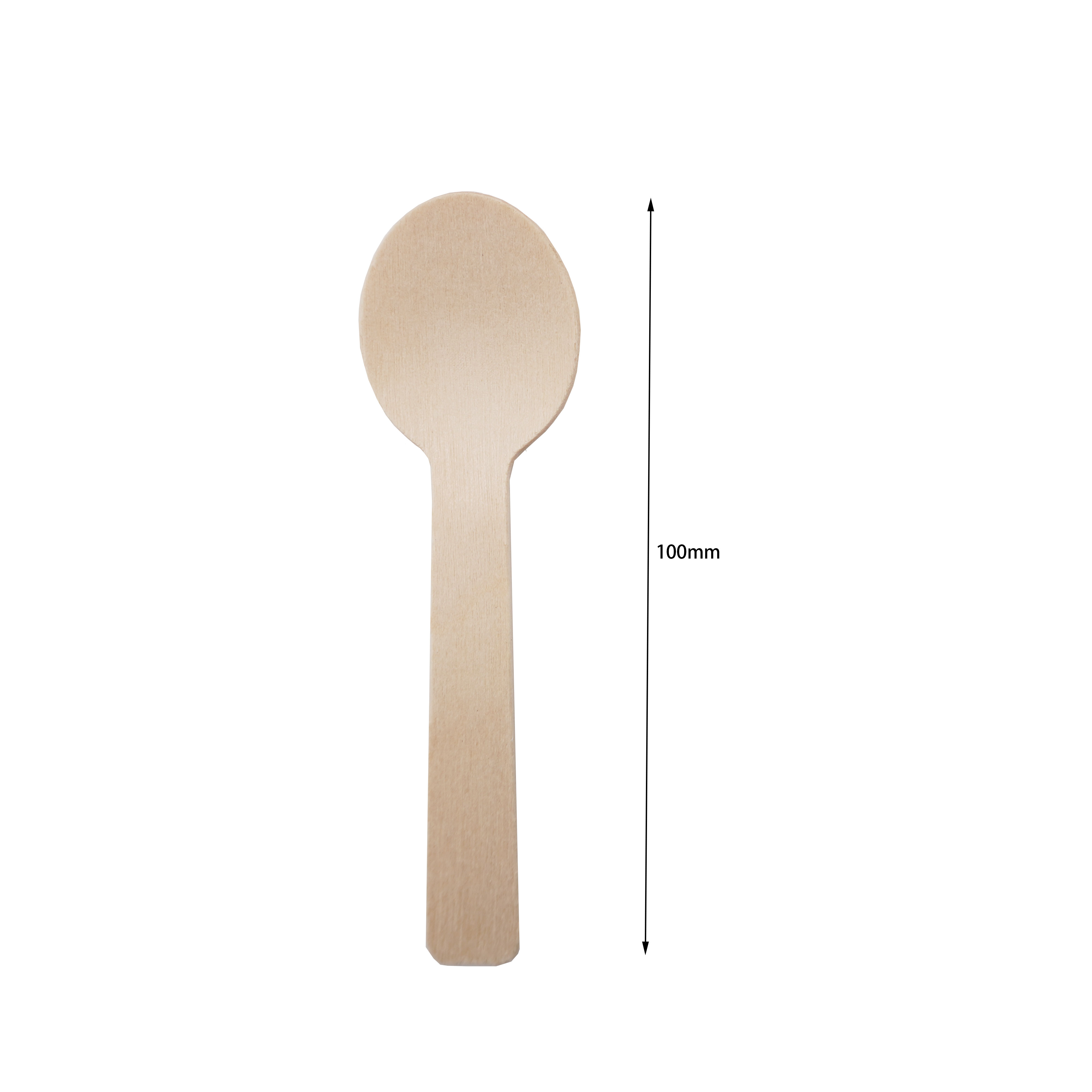 Benutzer definierte umwelt freundliche 140mm Birke Holz gabel Löffel Set Cut Steak Einweg besteck Biologisch abbaubarer natürlicher 6,3 Zoll Holz löffel