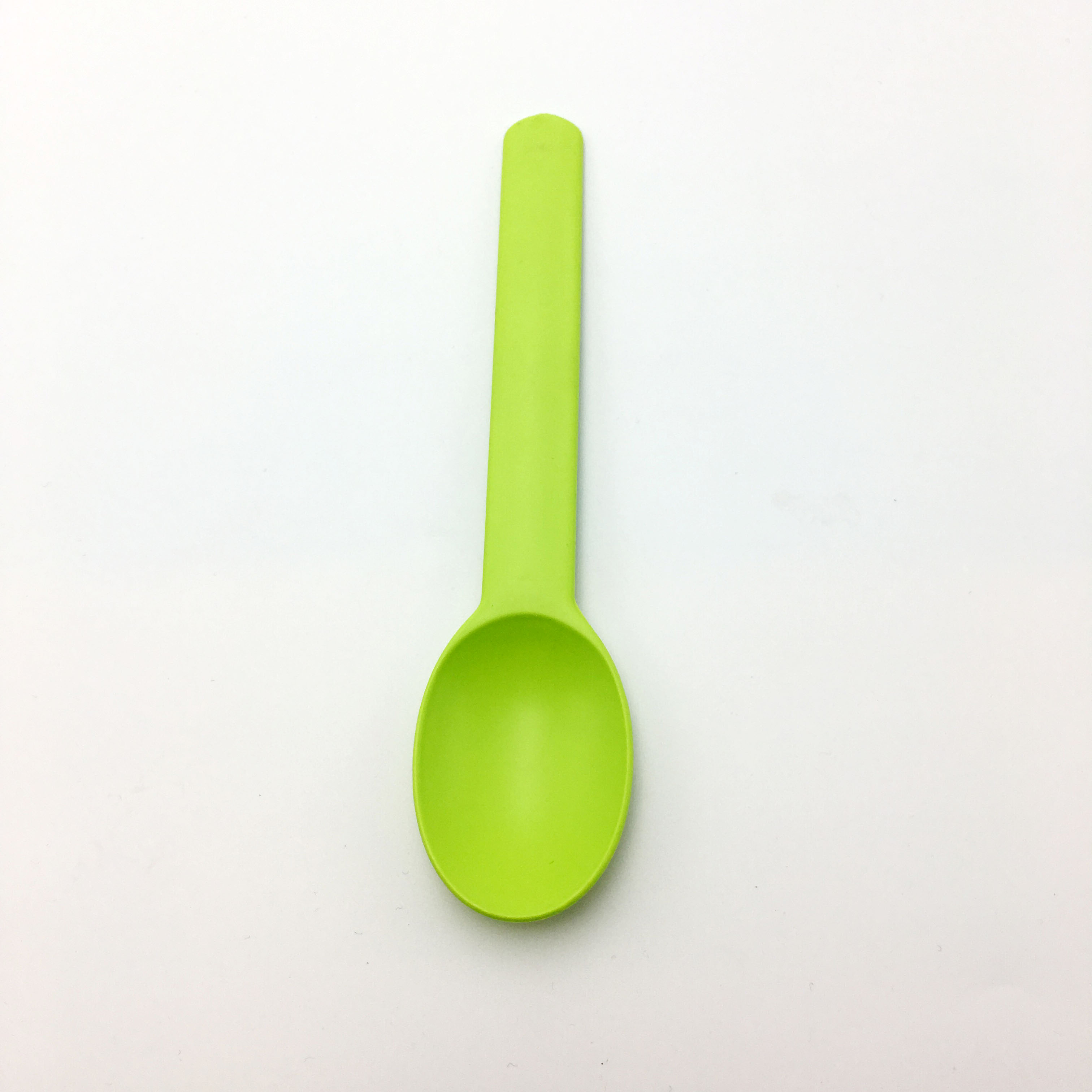 Buntes biologisch abbaubares Besteck Einweg PLA Dessert Gefrorener Joghurt Gelato Eis Plastik löffel