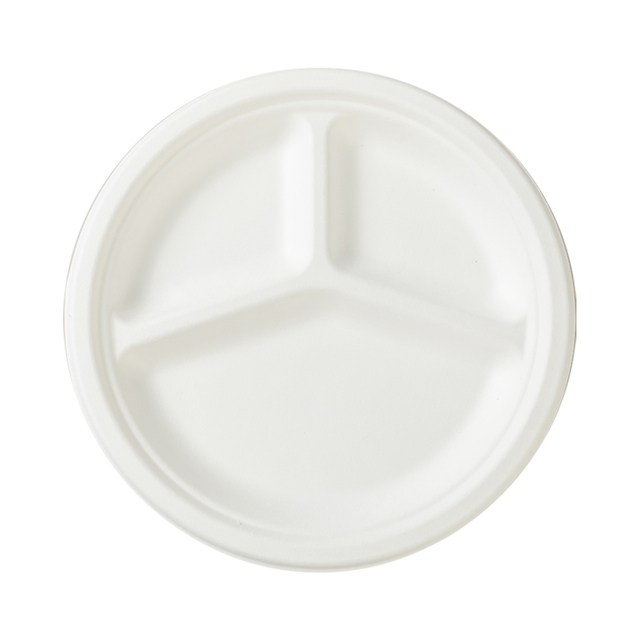 Food Degree Biodegradable Packaging Bagasse Pulp Plates