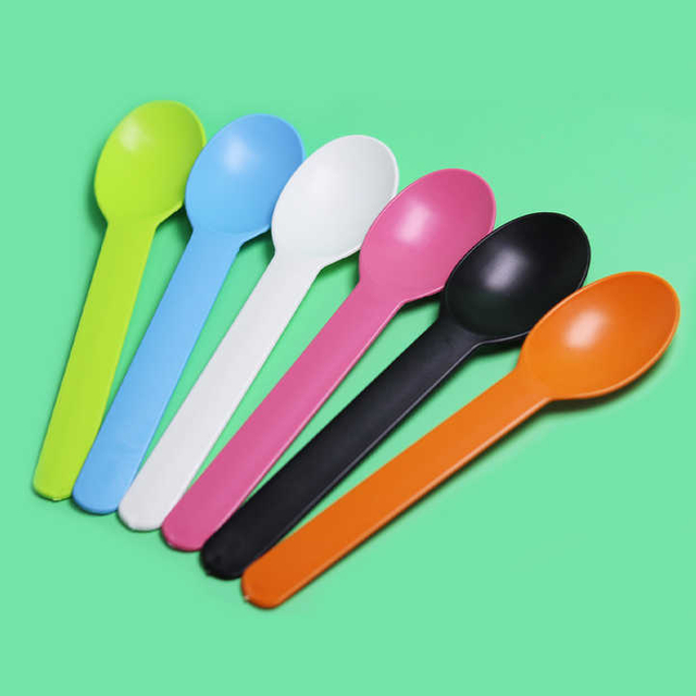 Cornstarch tableware Disposable cornstarch ice scoop Biodegradable disposable straw yogurt scoop