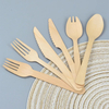 Eco Friendly Birch Wooden Cutlery Disposable Wooden Spoon Fork Knife 160cm Customized Biodegradable Wooden Cutlery Tableware