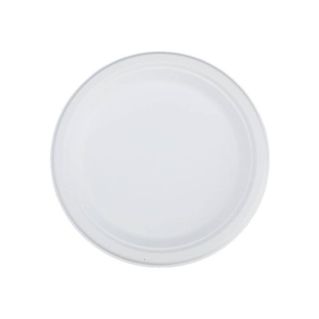 Biodegradable Disposable Sugarcane Wedding Plates Disposable Set Pulp Disc Tableware Cake Picnic Thickened Disposable Plate