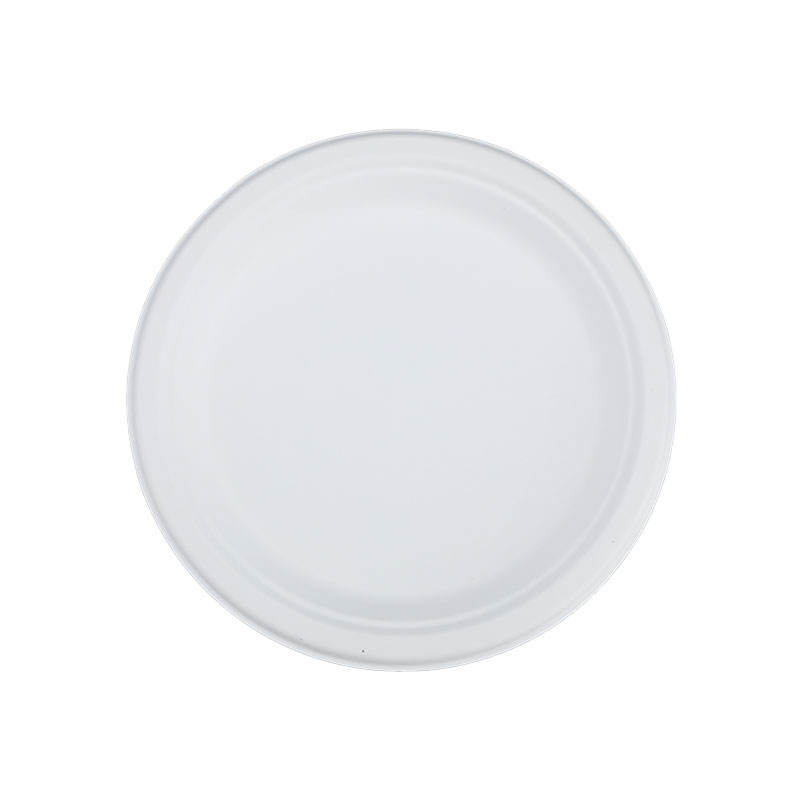 Biodegradable Disposable Sugarcane Wedding Plates Disposable Set Pulp Disc Tableware Cake Picnic Thickened Disposable Plate