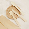 100% Biodegradable Factory Price Single Use Fork Spoon and Knife Suitable Cutlery for Restaurant Camping