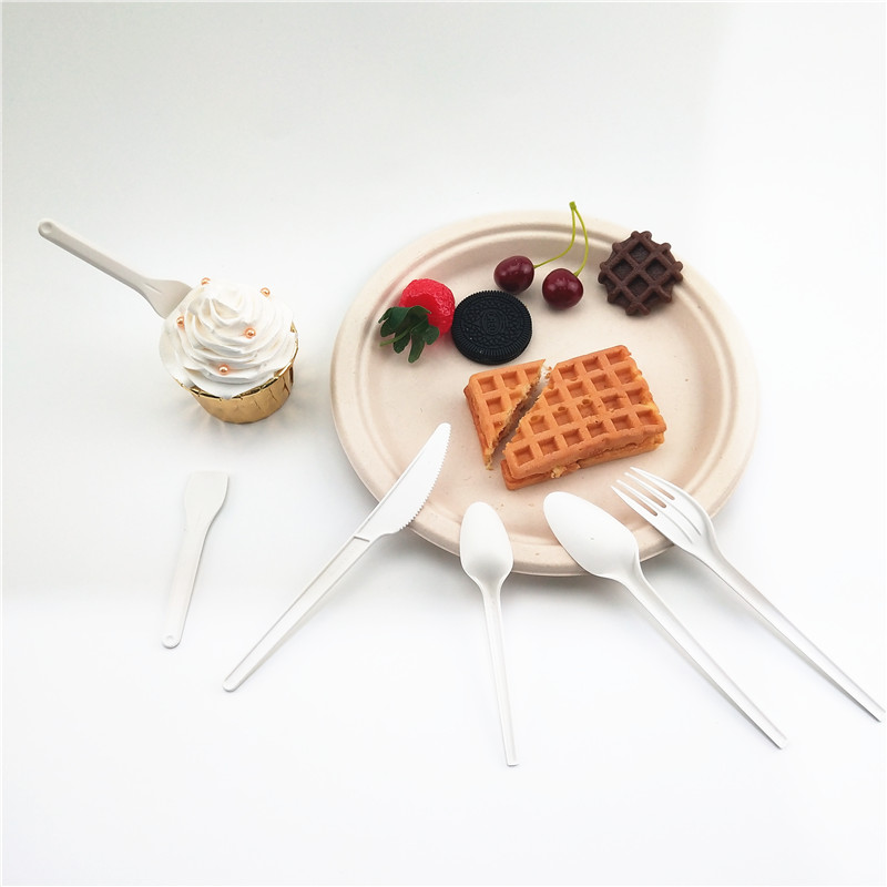 Biodegradable Cutlery Composable PLA Airline Cutleries Disposable Biodegradable Plastic Cutlery