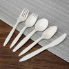 Logo Customized Cornstarch Cutlery Disposable Knife Fork Spoon Eco Friendly Disposable Cutlery