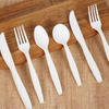 Customizable Renewable CPLA Compostable Disposable Cutlery Set Biodegradable Onboard Catering Plastic Plates & Bowls