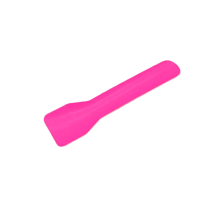 Wholesale Biodegradable Paper Desert Scoop Compostable Cardboard Paper Ice Cream Mini Spoon, 9.5 Cm, White