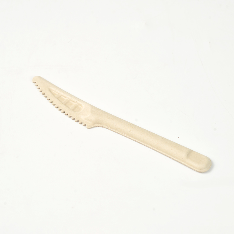 Disposable Eco Friendly Takeaway Bagasse Cutlery Knife Fork Spoon